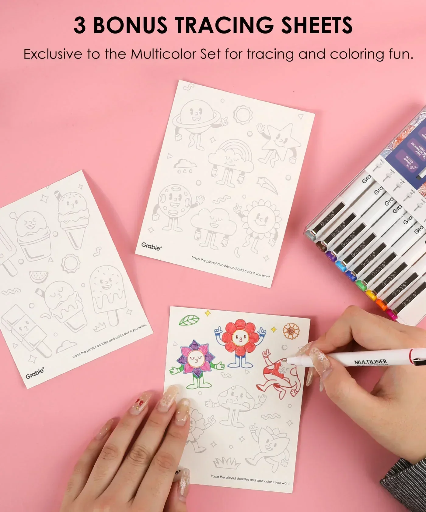 Waterproof Multiliner Drawing Pen Set Of 10 - Image 12