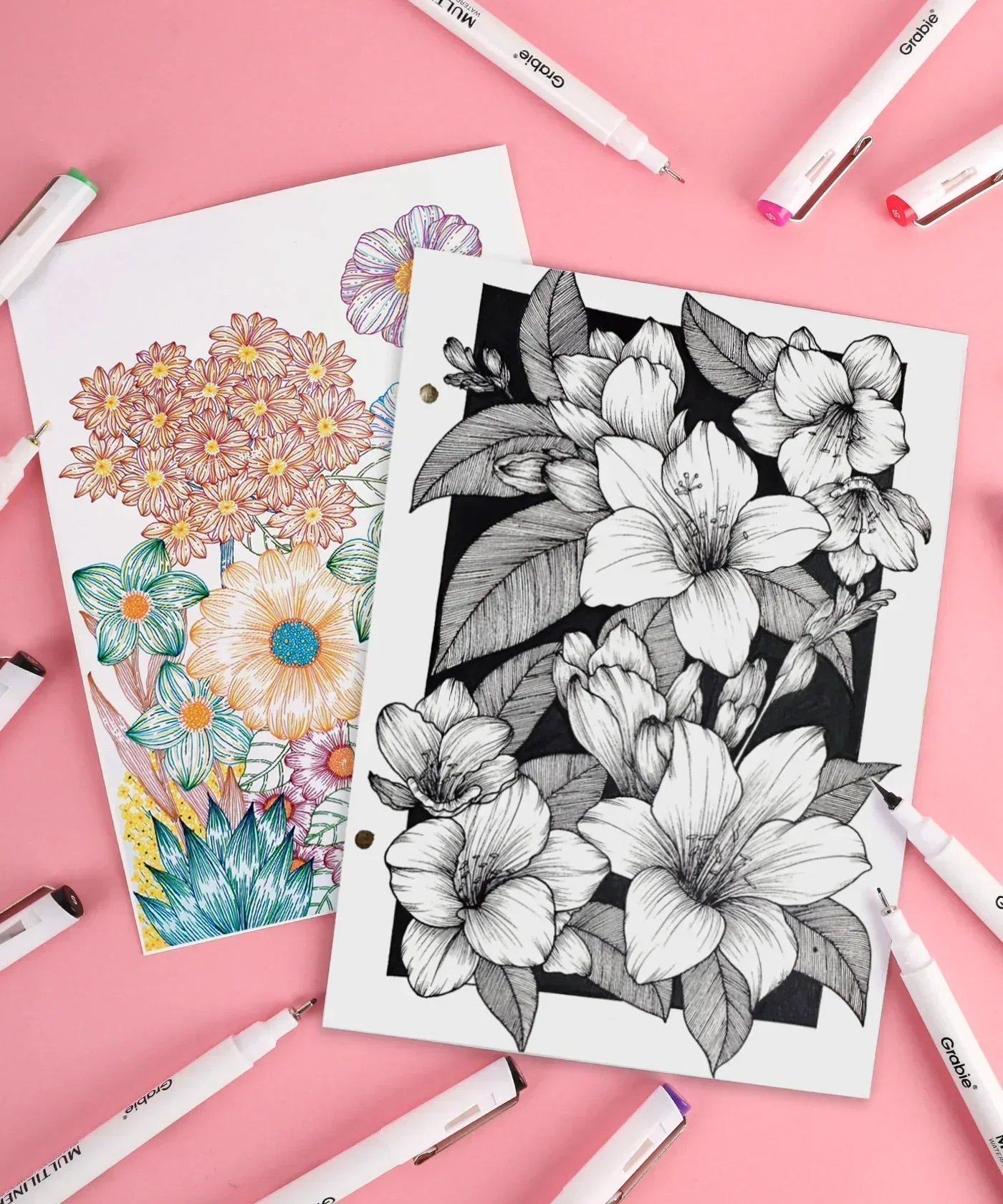 Waterproof Multiliner Drawing Pen Set Of 10 - Image 8